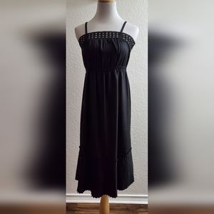 Bitten by Sarah Jessica Parker Black Pleated Dress